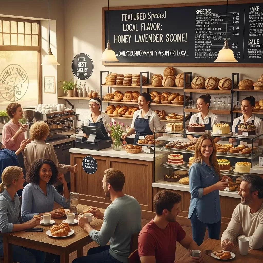 Successful local business with happy customers showcasing the impact of SEO strategies